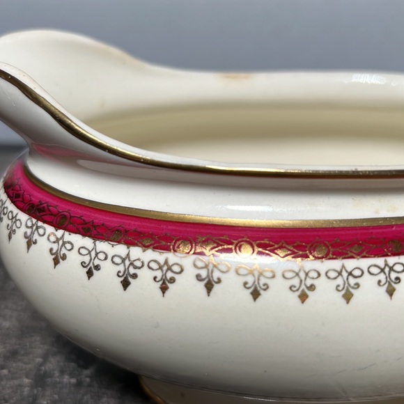 Homer Laughlin Fine China Vintage 1946 Eggshell Gravy Boat by Nautilus - Picture 2 of 7